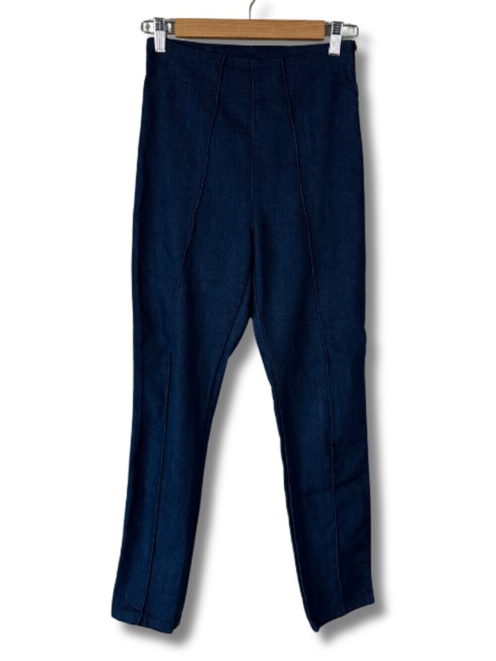 Prairie Underground Slim Jeans Women's XS Raw Seam High Rise Stretch Dark Wash